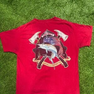 Fire Dept x‎ Marlin Graphic Tee (L)